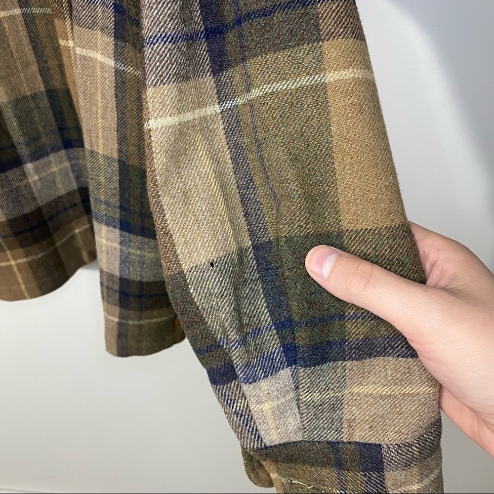 Vintage Pendleton Wool Brown Tan Shacket Size Med… - image 8